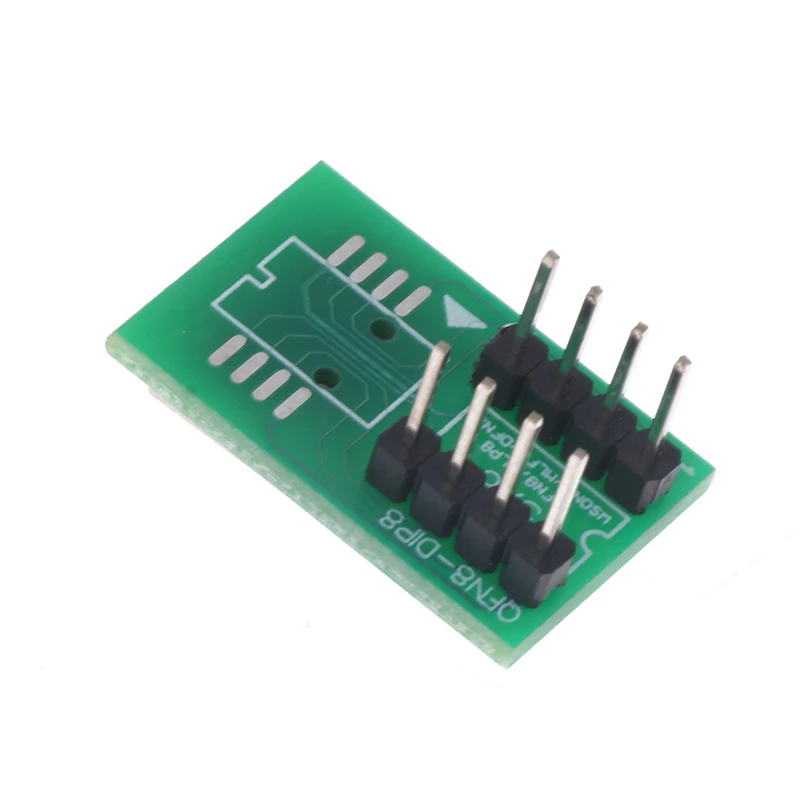 Фото Переходник DFN8 WSON8 MLF8 MLP8 QFN8 к адаптеру DIP8 6*5 6*8 IC чипы разъем для CH341A TL866ii Plus RT809H/F T48 T56 EZP2023 программатор №5