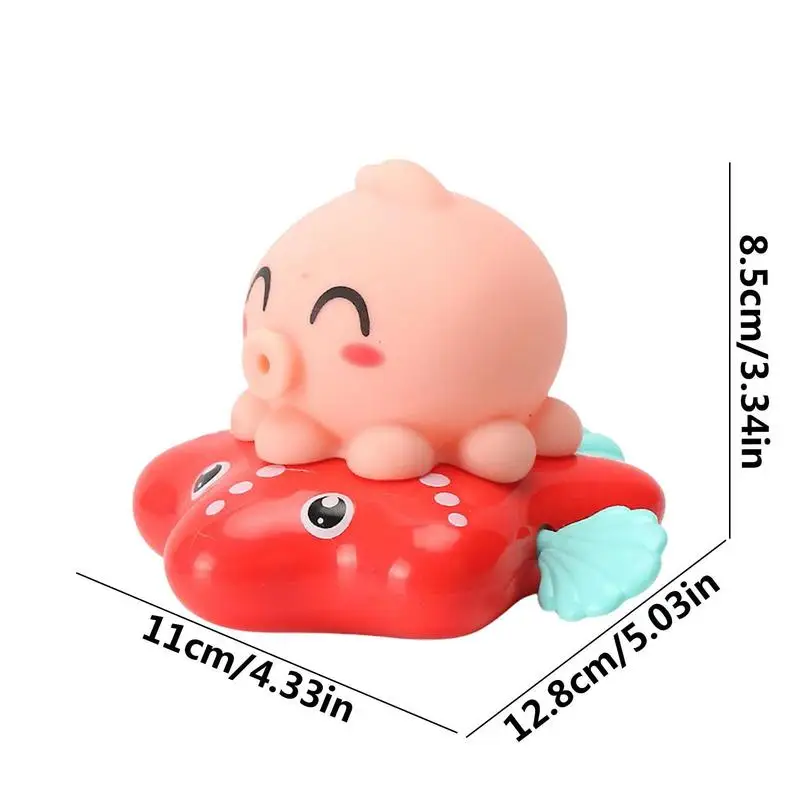 Bathtub Toys Wind Up Octopus Shape Children Bath Toys Safe Using Water Play Toys For Swimming Pool Tub Shower Toddlers