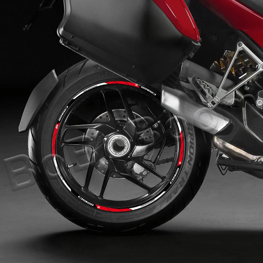 Multistrada 1200 1260 Enduro 1200S 1260S 오토바이 휠 스티커 데칼 액세서리 스트라이프 테이프 방수
