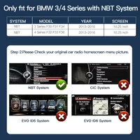 1920*720 Wireless CarPlay Android Auto Multimedia Display Screen For BMW 1 2 3 4 Series F20 F21 F22 F30 F31 F32 F33 With Airplay - Image 2