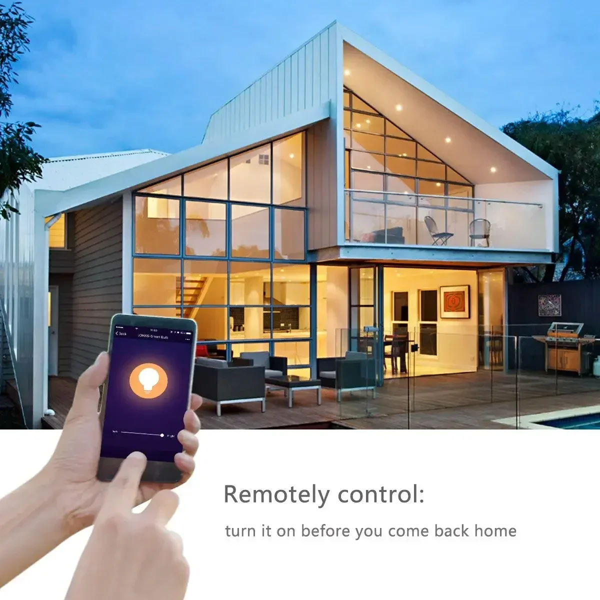 Tuya-WiFi Ʈ  LED , Ѱ B22 8W 2700K  ȭƮ  ϱ 6000K ð    Alexa Google