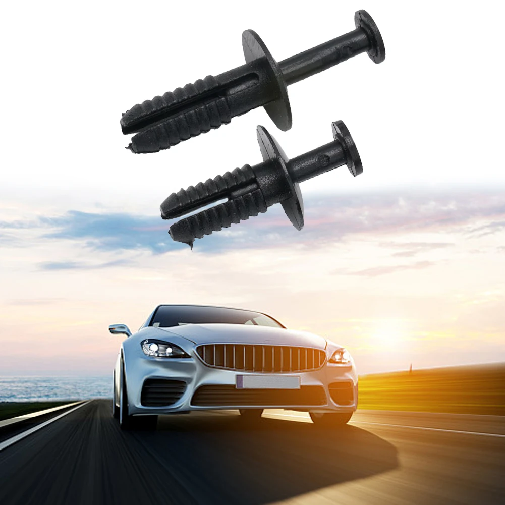 

New Useful Durable Clips 20PCS Accessory Black Expanding Rivet For BMW E30 E39 E46 E53 E60 Plastic Replacement