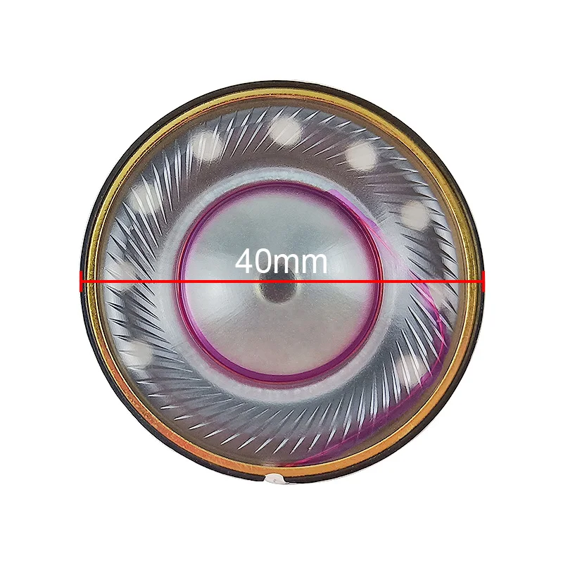 GHXAMP 40mm 헤드셋 스피커 32ohm HIFI 헤드폰 유닛 풀 레인지 베이스 복합 다이어프램 헤드셋 드라이버 2개
