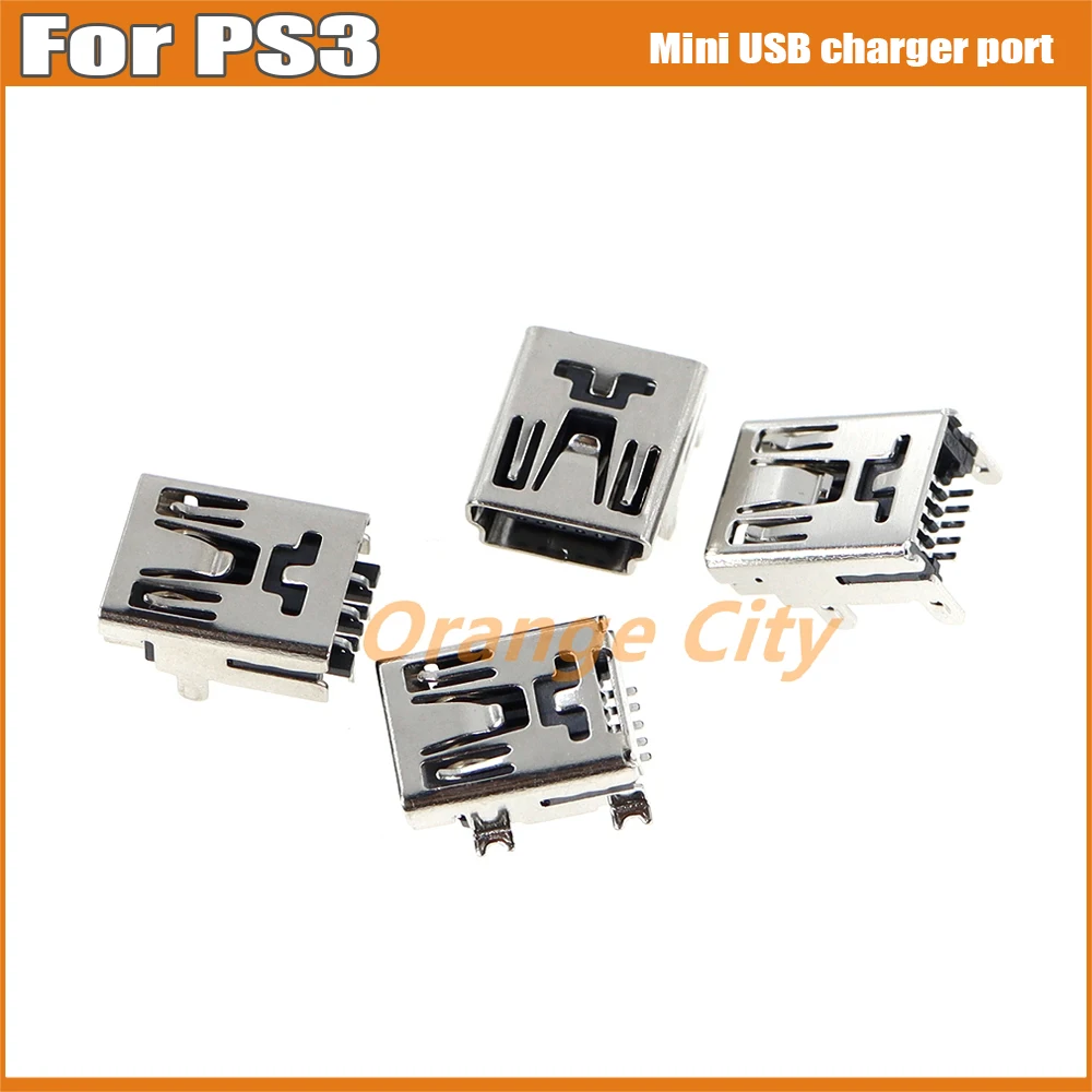 10Pcs Wireless Handle Mini Usb Charger Socket Adattatore Per Porta Caricatore Dati Per Controller Playstation 3 Ps3