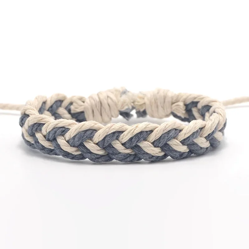 Classical Ethnic Handmade Bracelet Summer Beach Braid String Cotton Wrap Woven Rope Friendship 1pc For Women Men bracelet jewelry