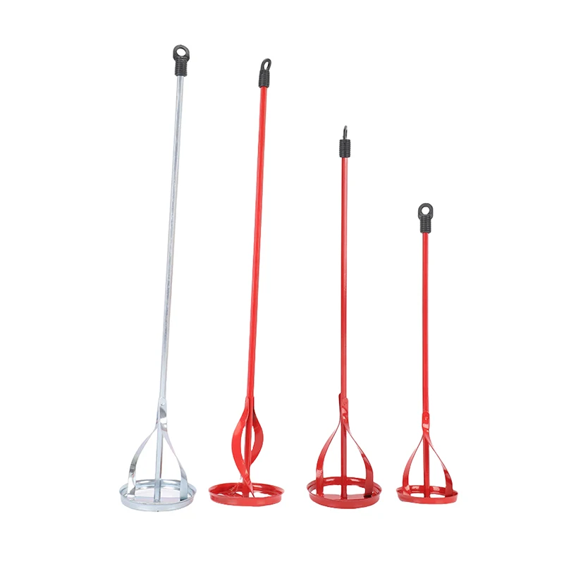 Electric Drill Mixing Paddle Putty Mortar Stirring Rod Hexagon Shaft Plaster Paint Mixer Attachment