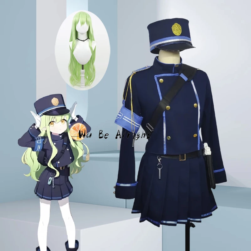 Blue Archive Tachibana Nozomi Cosplay Costume Wig Halo Hikari