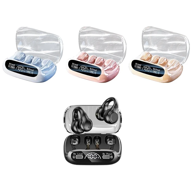 

Bluetooth-наушники с костной проводимостью, 58 часов работы