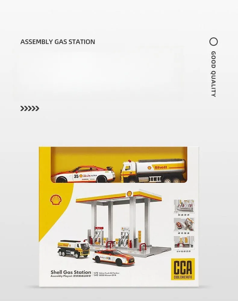 1:64 Shell Benzin İstasyonu Model Seti