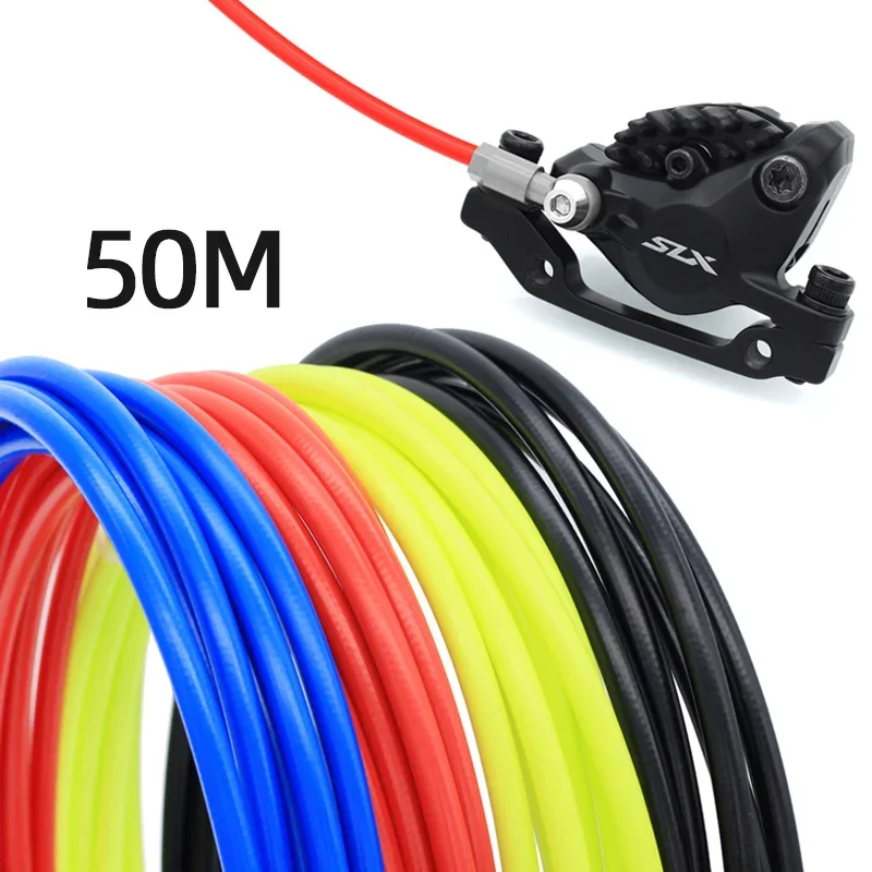 Tubo De Aceite Para Frenos De Bicicleta Hidráulicos - Incluye Aguja Y Accesorios | Color Rojo, Compatible Con MTB