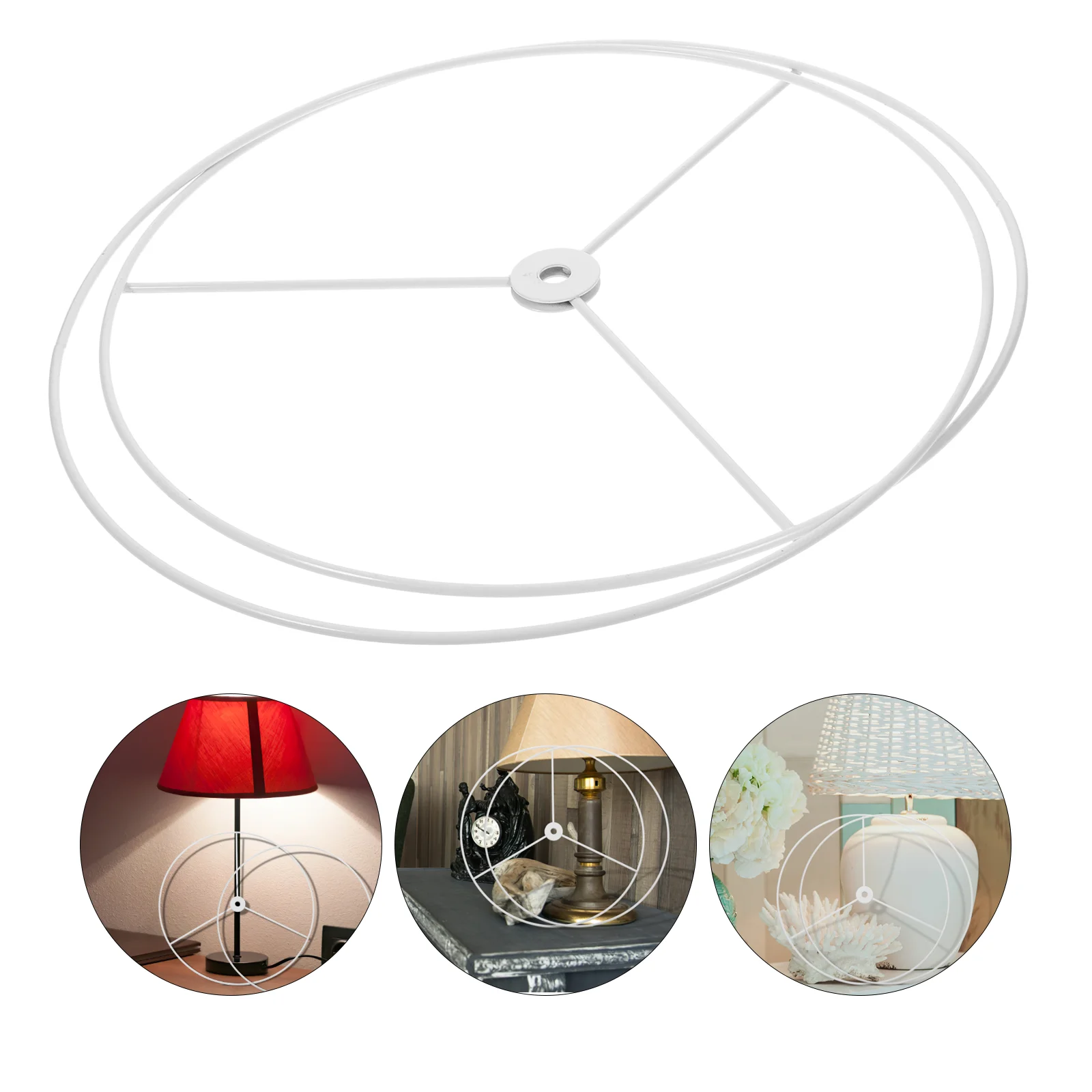 

Iron Fitter Lamp Shade Rings Universal Adapter Chandelier Accessory