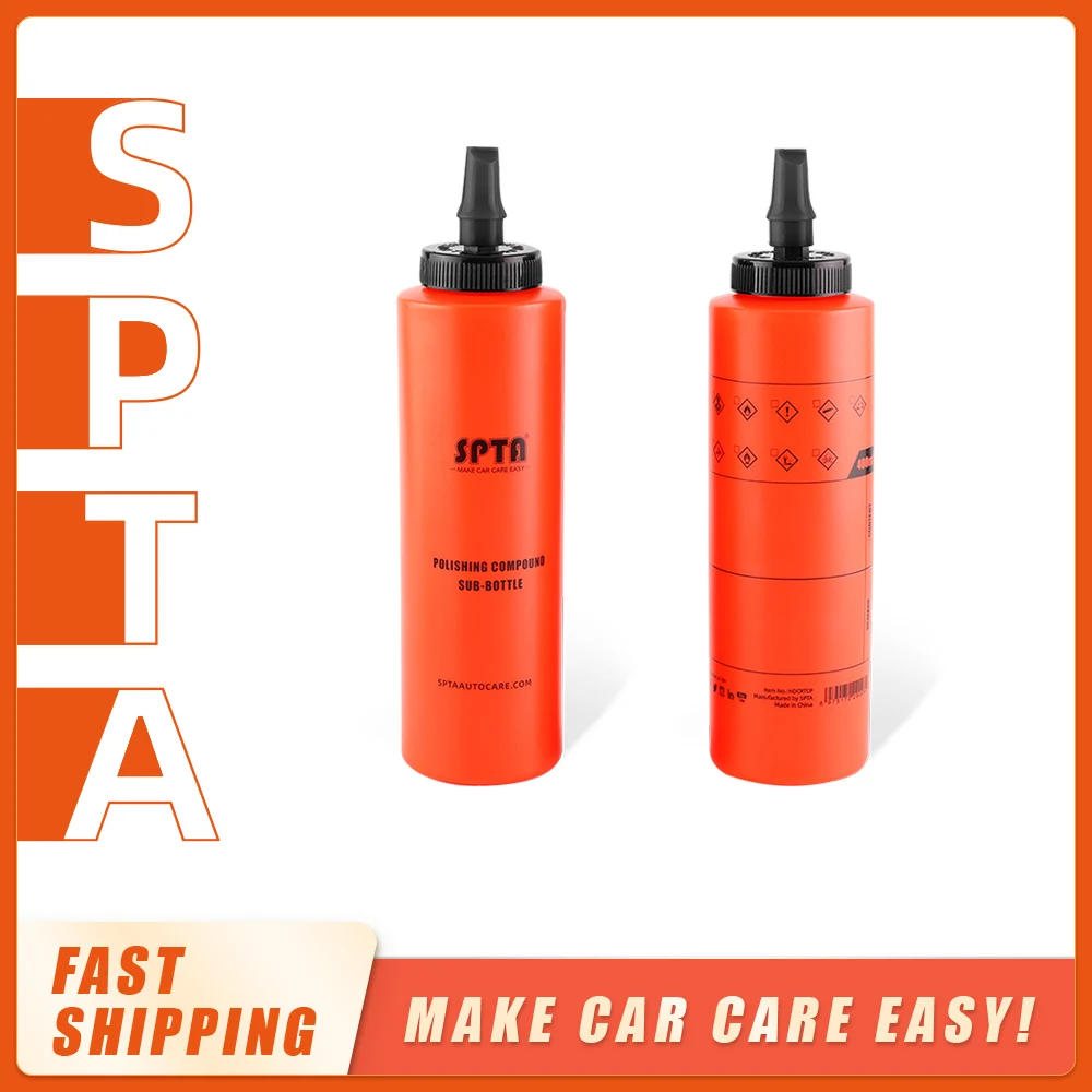 SPTA 400ml Car Wax Polish Bottle Liquid Sub-bottle Multi-function Auto Polishing Wax Sub-bottle Liquid Packing