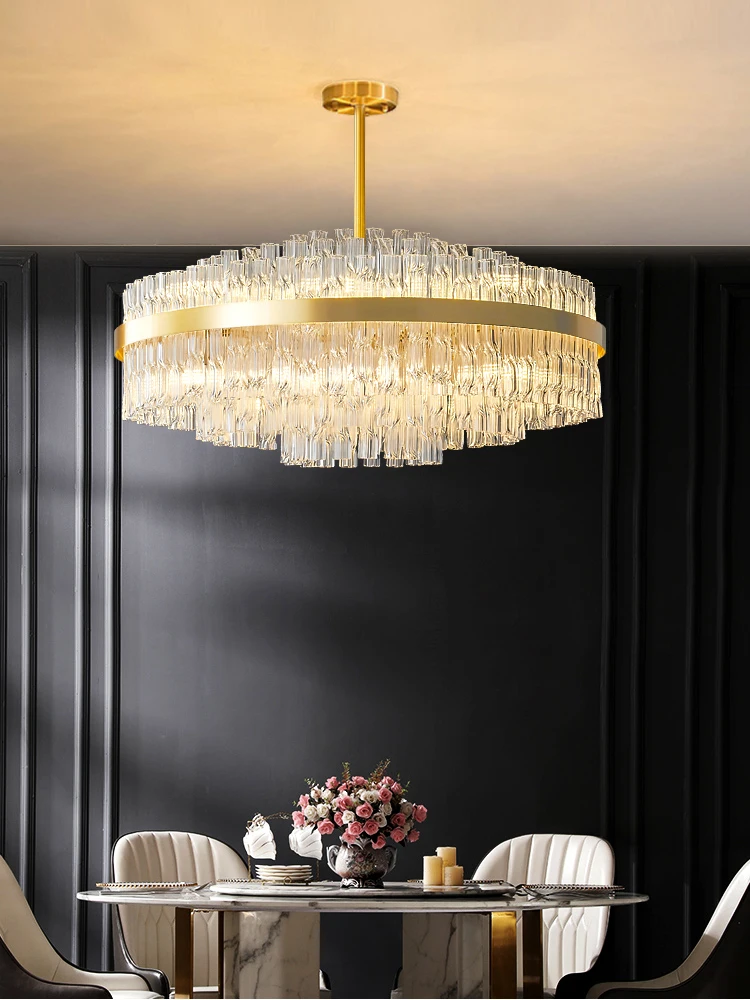 Candelabros LED modernos para sala de estar, candelabros de comedor