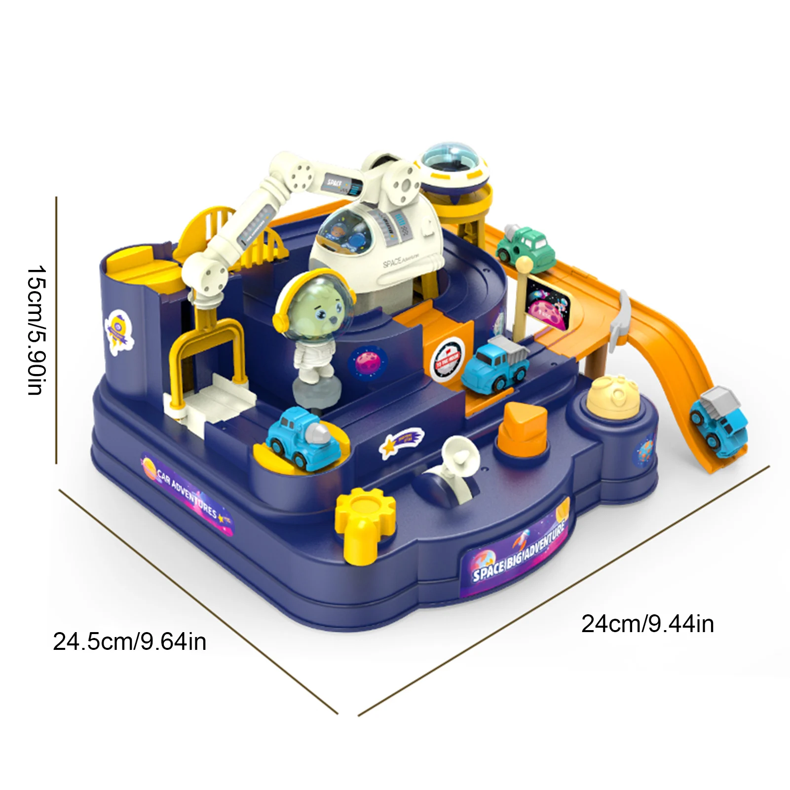 Jouets d'aventure de voiture de piste de course, grande voiture, Puzzle  interactif Montessori pour tout-petits, ensembles de jeux pour 3 4 5 6 7 8