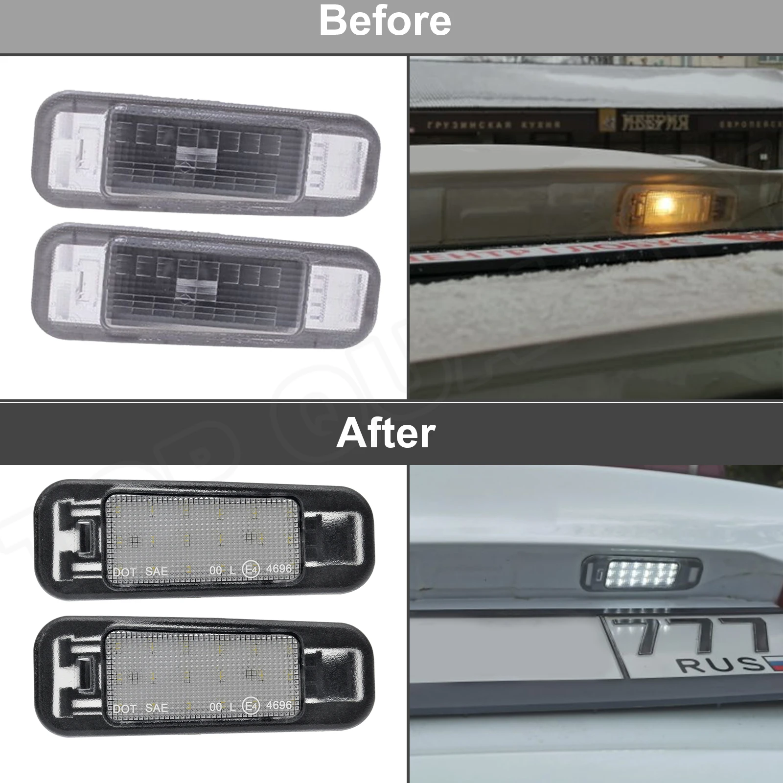 2Pcs ��� ���� 2005 2006 2007 2008 2009 2010 2011 Rio5 2006-2011 ȭ��Ʈ ���� ���� LED ��ȣ�� ����