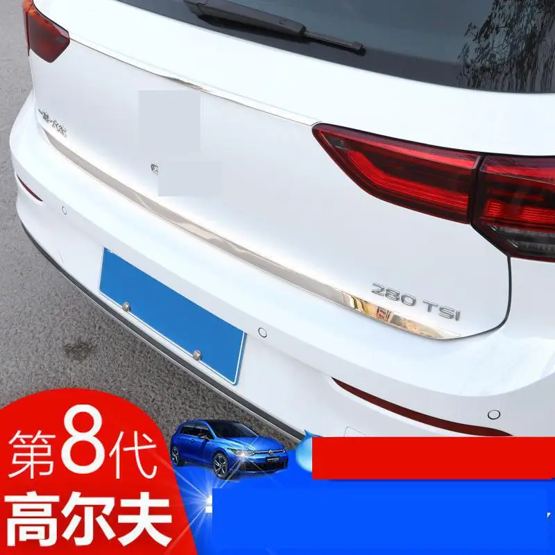 

High-quality stainless steel Rear Trunk Door Handle Cover Tail Gate Trim Bezel Molding Styling for Volkswagen Golf 8 MK8 2020+