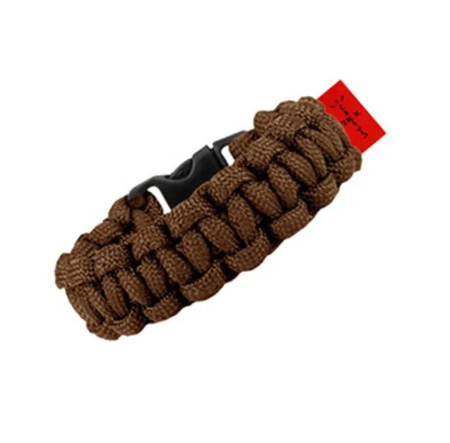Safety warning tape Travis scott style Braided Bracelet Parachute Shroud Line Woven Fashion Necklace