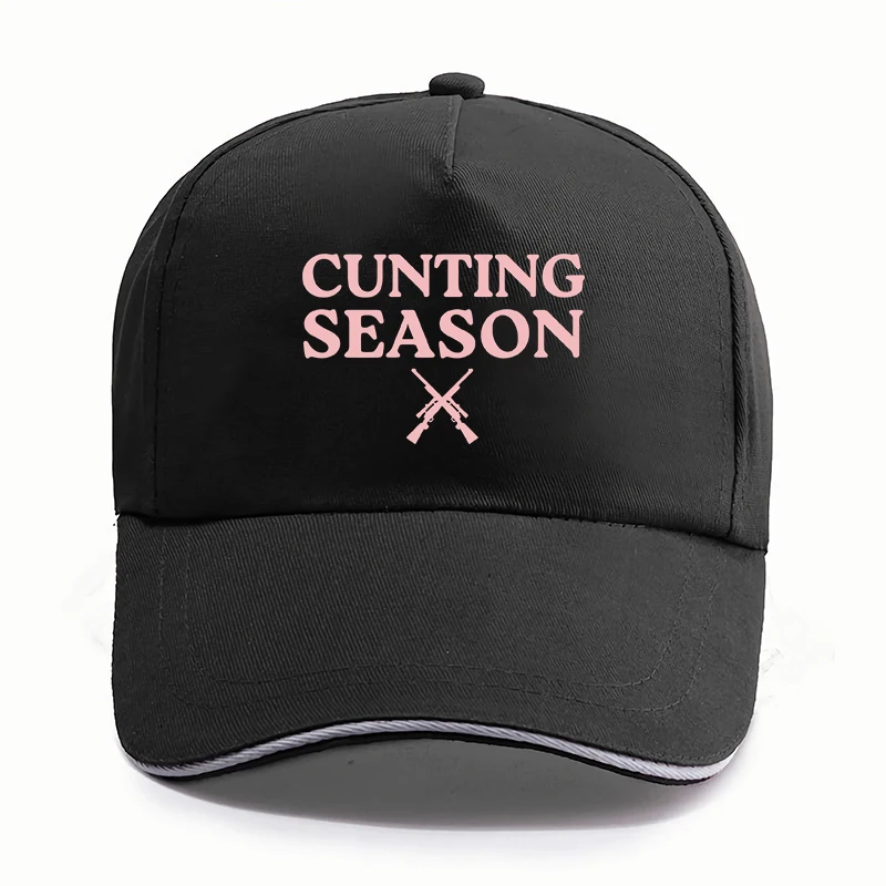 

Cunting Season Cap Hat Adult Humor Slang Hunt Lovers Baseball Caps