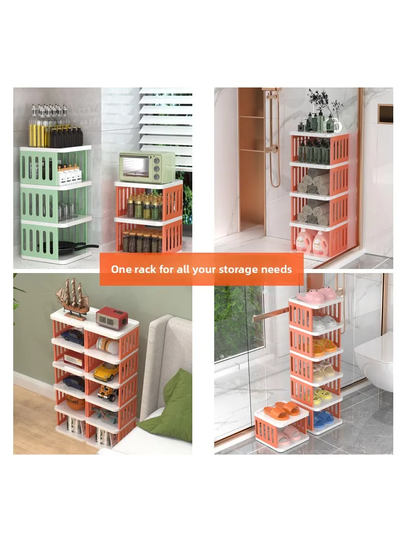 Simple Multi-layer oe Ra Home Office Space Saving Storage Organizer for Entrance And Workstation oe Storage elf