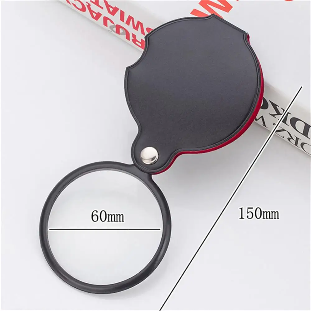 10X Foldable Magnifying Glass Portable Handheld Pocket Magnifier