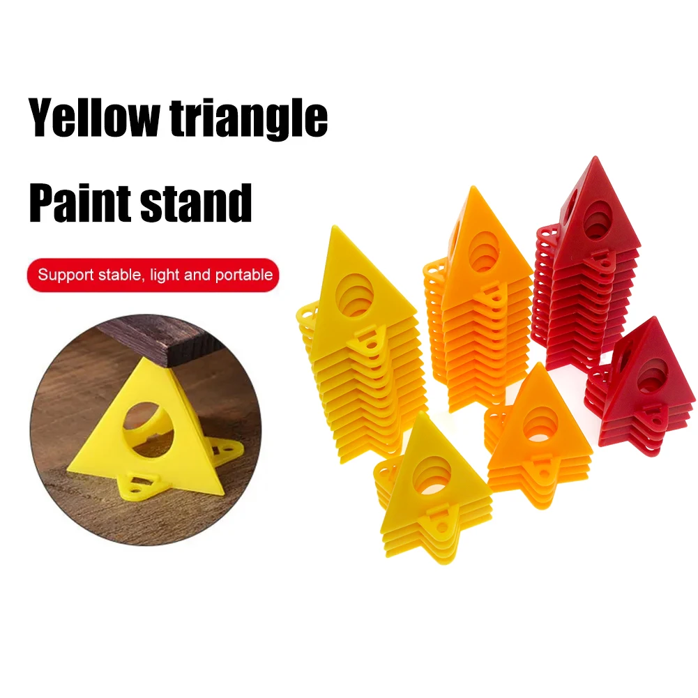 

2/5/10/16Pcs Mini Cone Triangle Paint Pads Feet Pyramid Stands for Woodworking Carpenter Canvas Door Risers Support Hand Tools