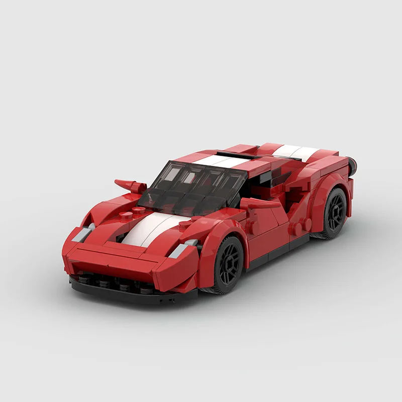 

Конструктор MOC SuperCar красный (M10140), совместим с Le-go, детские игрушки «сделай сам», подарок, без коробки