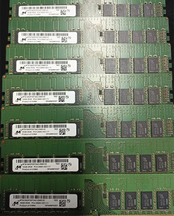 

DDR4 16GB 2666MHz ECC UDIMM RAM 16GB 2RX8 PC4-2666-EE1-11 RAM Desktop Server Memory 288pin 1PCS