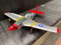 Super large 75CM photorealistic fighter, vintage fighter, brushless motor, RTF to hand, 2.4G remote control stunt aircraft, larg 2