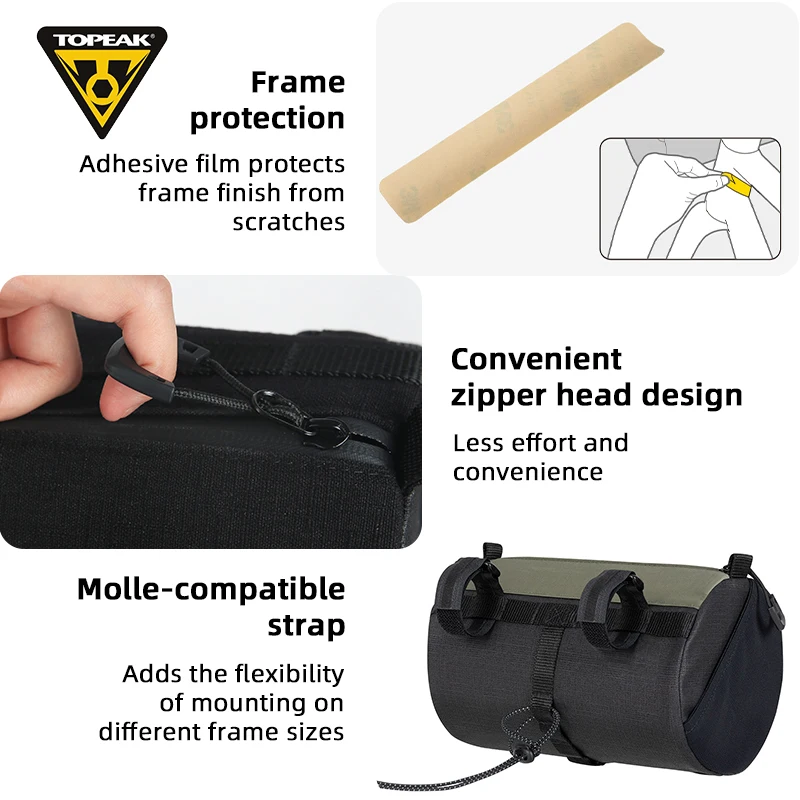Sac De Guidon Vélo RockBros étanche – Grande Capacité, Portable Et Tubulaire