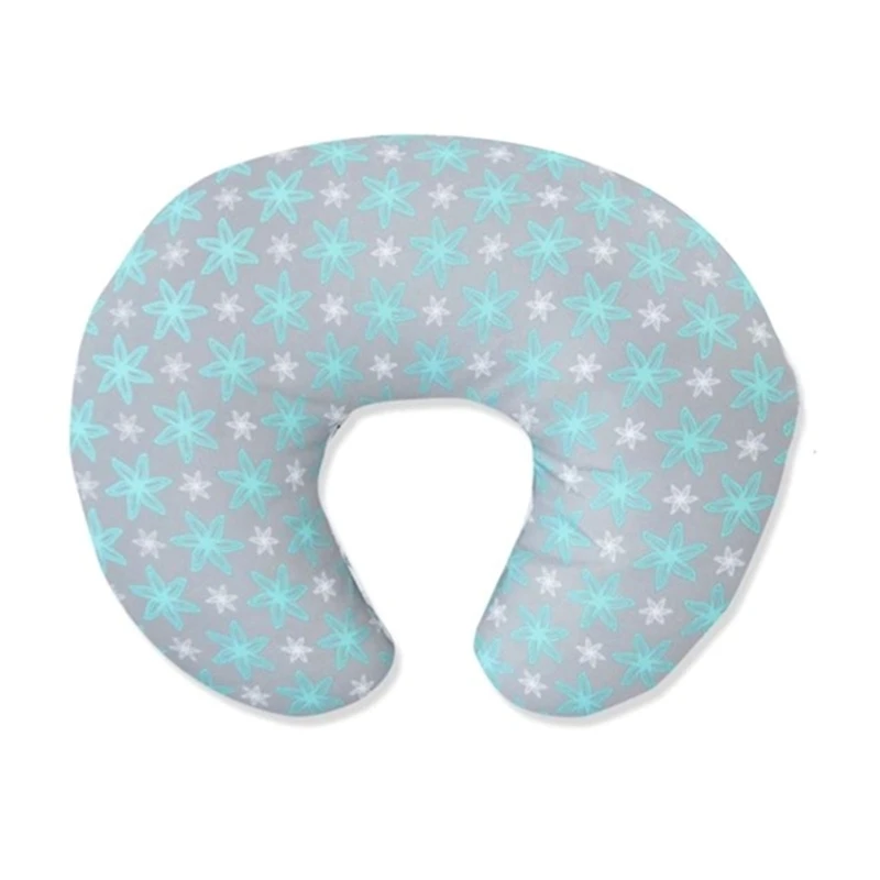 Baby Nursing Pillow Cover Breathable Nursing Mom Breastfeeding Pillow Cover Removable U-Shape Nursing Pillow Slipcover 2
