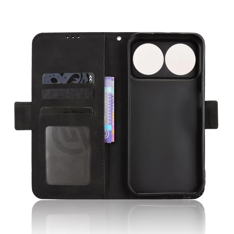 Leather Wallet Flip Cover with Multi-Card Slots
