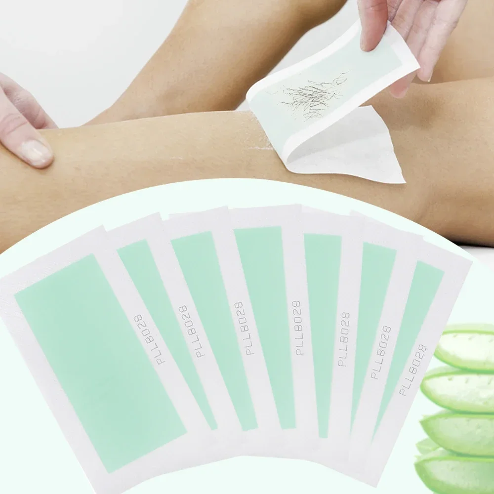 1-20PCS Epilation Wax Paper Professional Hair Removal Wax Strips for Summer Depilation Double Side Waxing for Body Beauty Tools 6