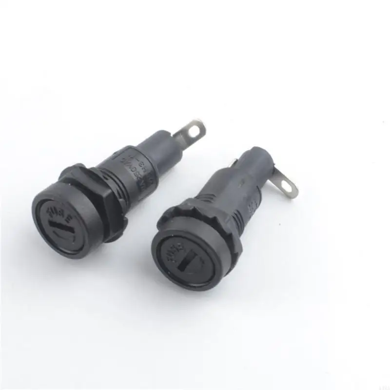 10Pcs 10A 250V 5x20mm Fuses Holder Fuses Boxes Replacement High Temperature Resistance Box Easy to Installation 448A