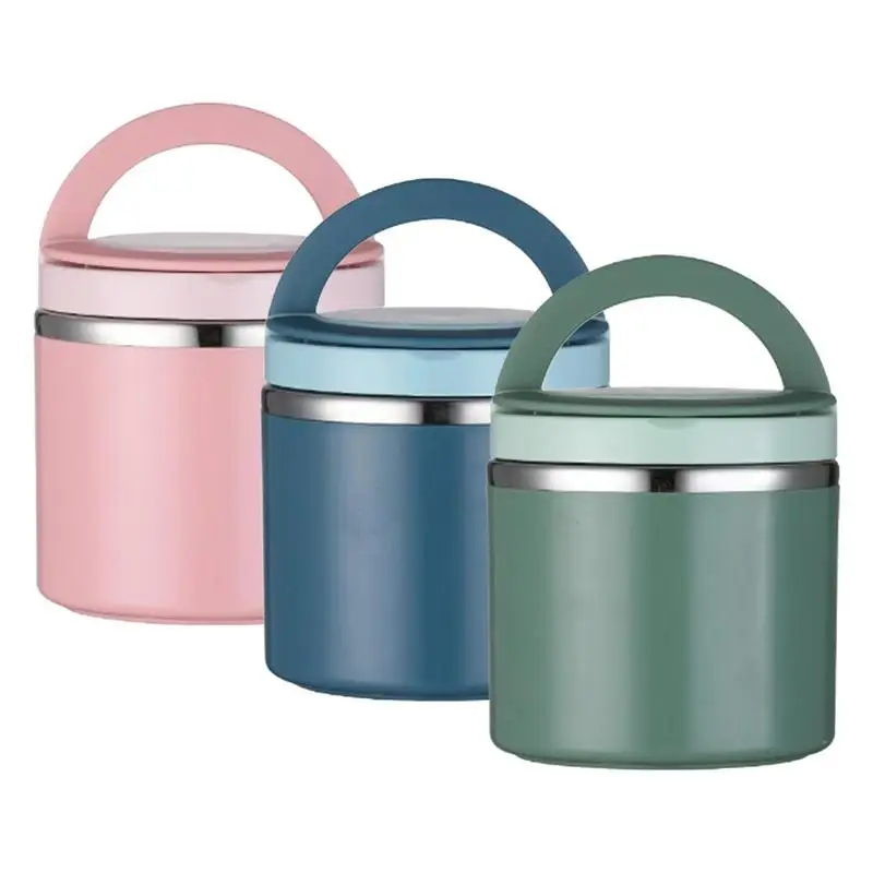 

Food Jar Lunch Container Portable Insulated Lunch Container Set Leakproof Stackable High CapacityThermal Jar Insulated Soup Cup