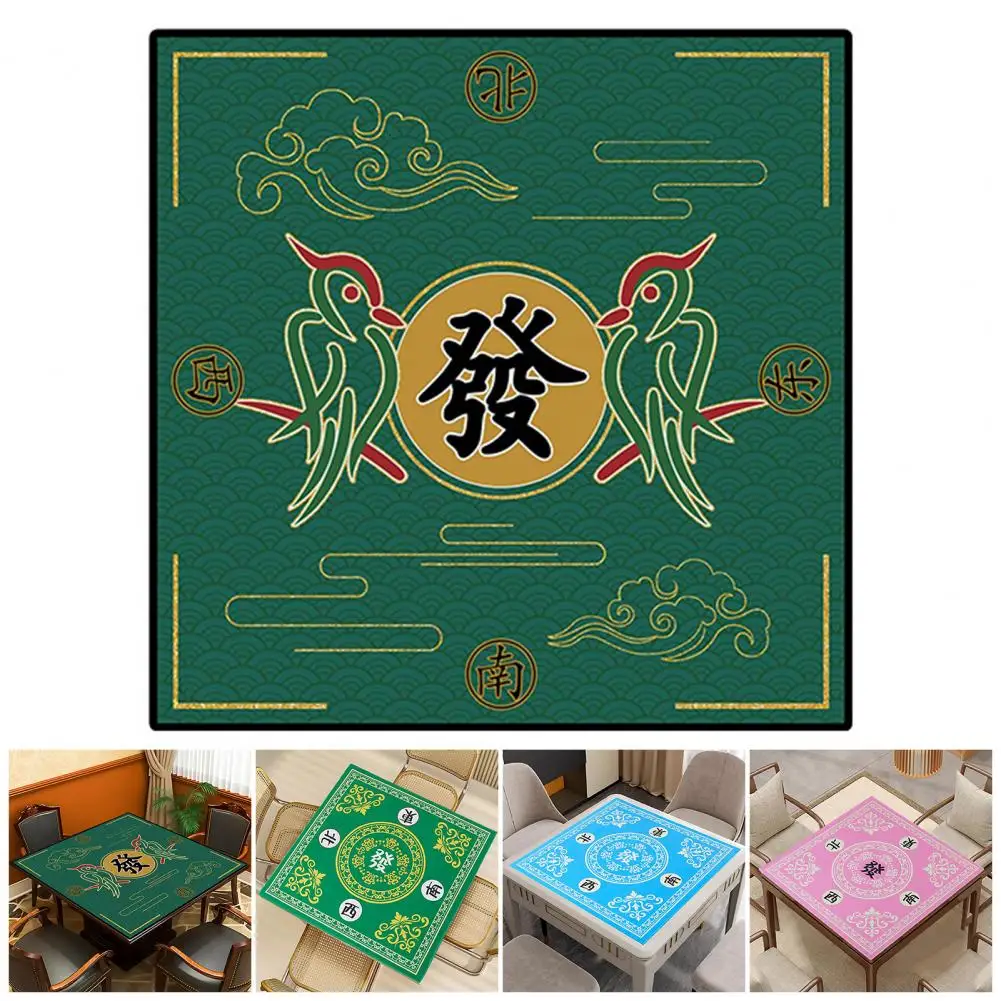 Durable Mahjong Mat Foldable Anti-slip Mahjong Table Mat for Board Games Decoration Noise Reduction Mahjongg for