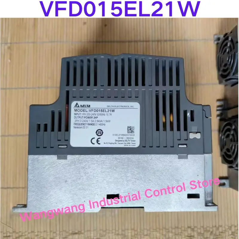 중고 테스트 OK, 가변 주파수 드라이브 1.5kw 단상 입력 VFD015EL21W