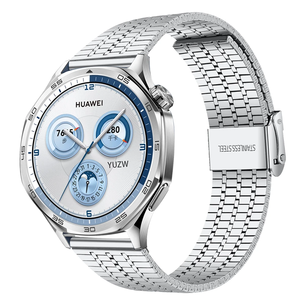 Premium Stainless Steel Watch Strap, 22mm/20mm, Metal Bracelet