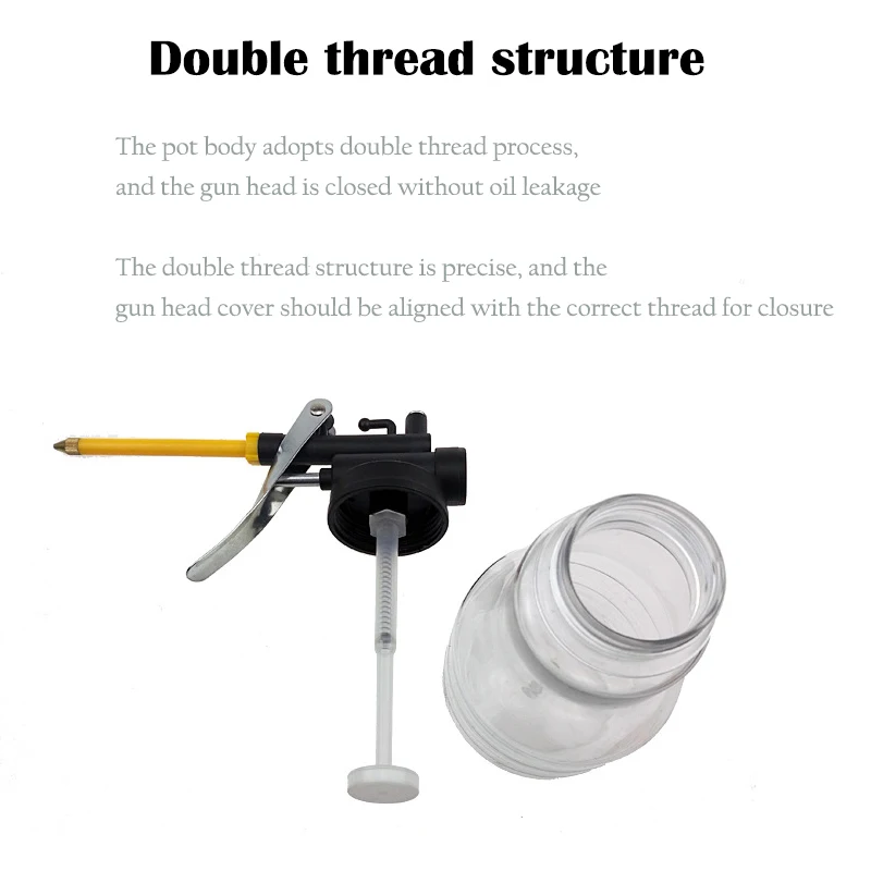 Transparent Oil Can Oiler Lubrication Oil Plastic Machine Pump High