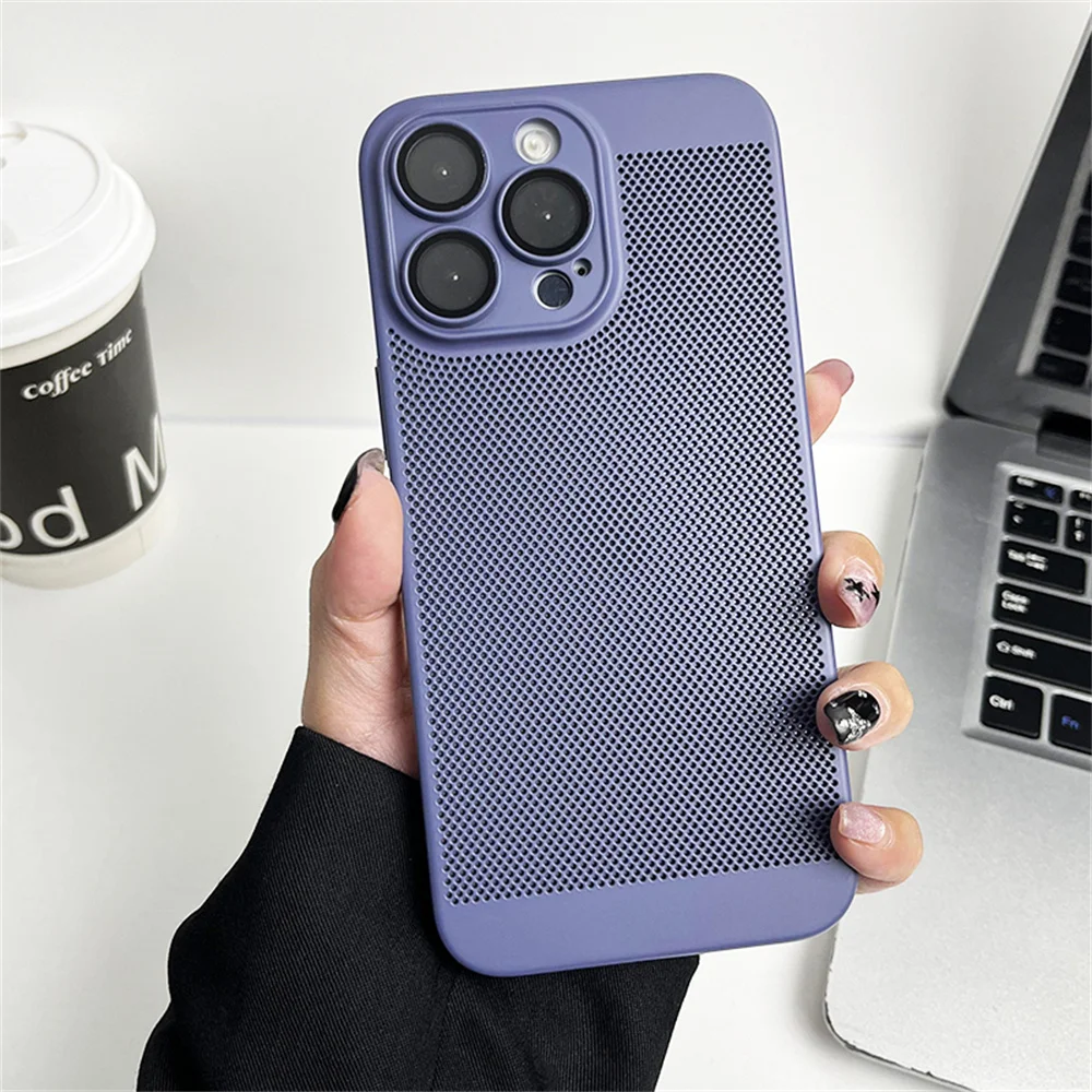 Enhanced Cooling Matte Metallic Heat Dissipation Phone Case Cover