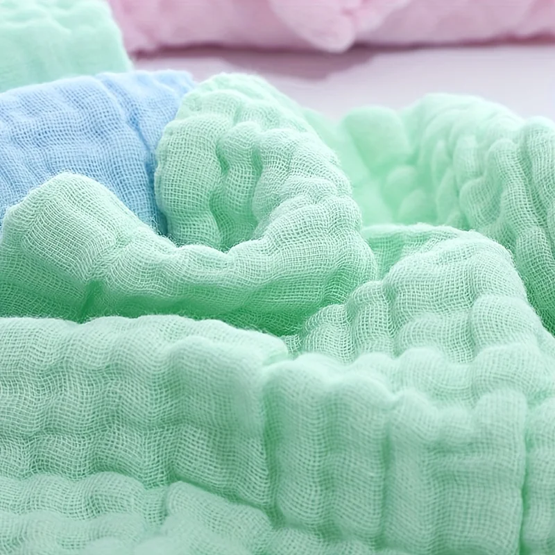 1Pcs Baby Bath Towel Cotton Muslin Squares 6 Layers Gauze Kid Facecloth Face Wash Wipe Hand Soft Newborn Stuff Handkerchief