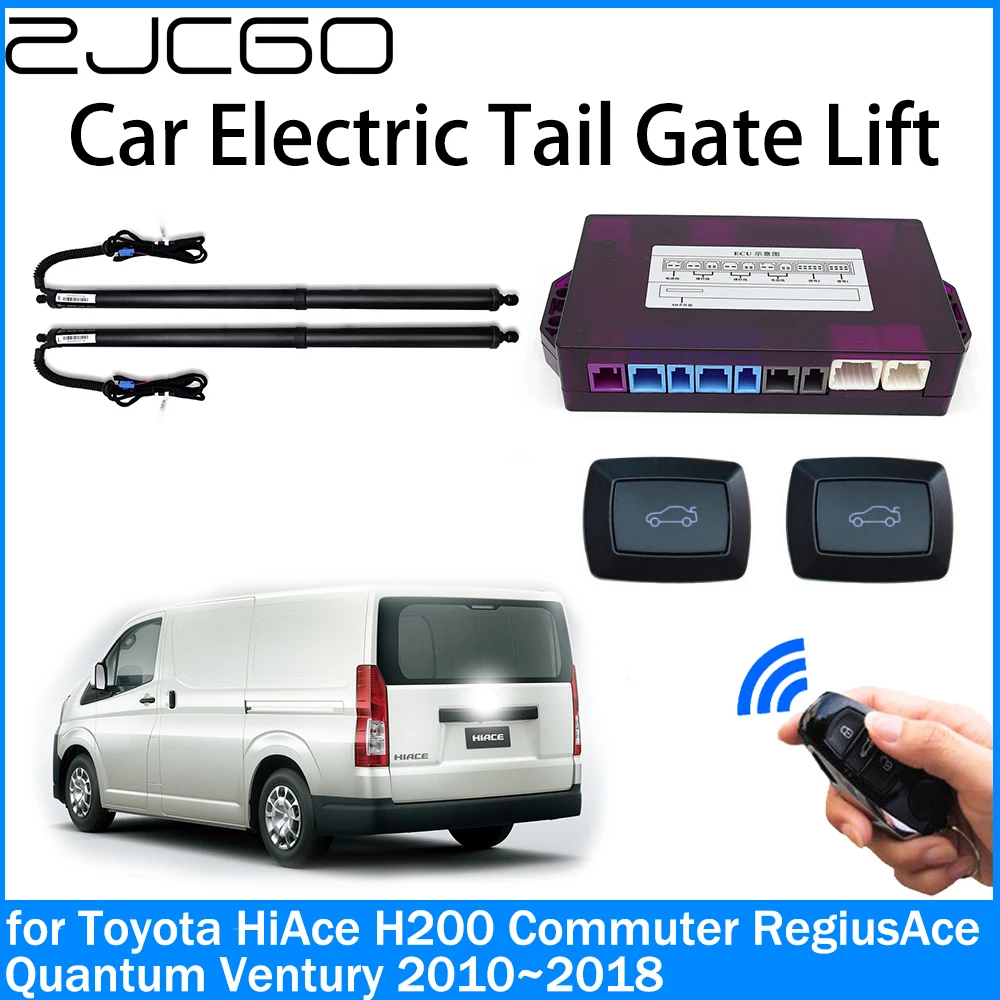 

ZJCGO Power Trunk Electric Suction Tailgate Intelligent Tail Gate Lift for Toyota HiAce H200 Commuter RegiusAce Quantum Ventury
