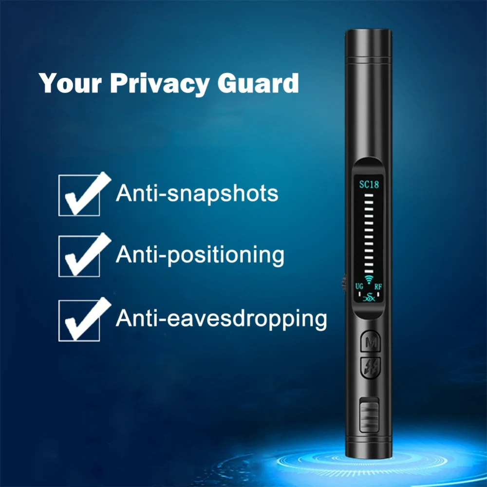 Hidden Cam Pen Anti Spy Camera Detector Bug Gadget Wireless Rf Signal Finder Audio Gsm Anti Gps Car Tracking Scanner Wiretching