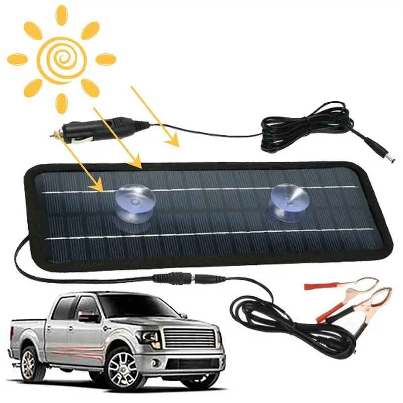 12vSolarBatteryChargerStarterPowerPhotovoltaicPanelForCar