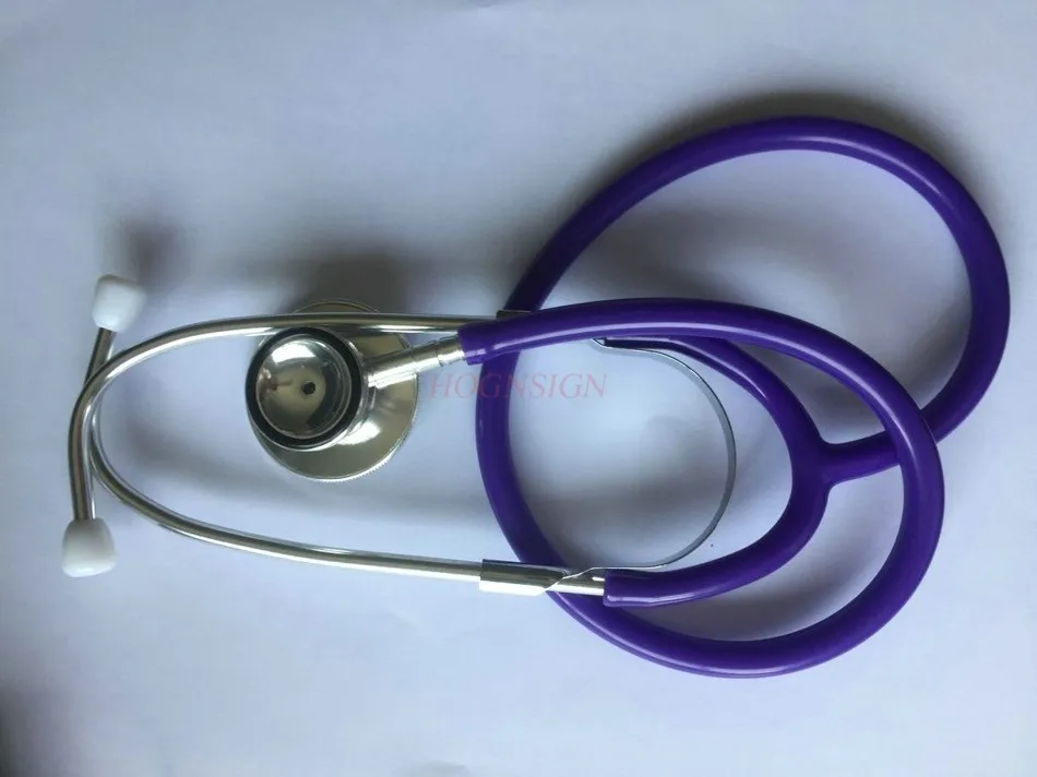 1pcs Homes Double Dual Head Stethoscope Nurse Medical Student Home Use Heart Beats Health Care Monitor
