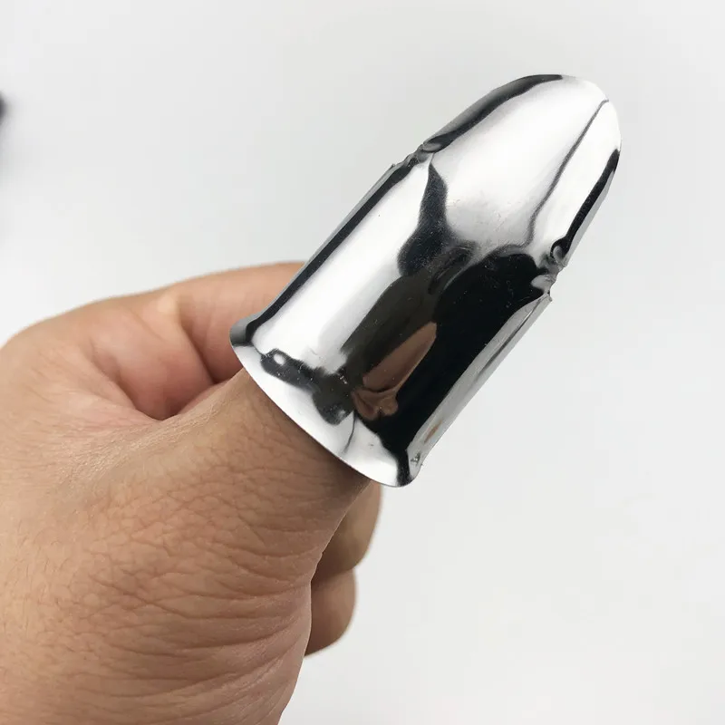 Finger Knife Thumb Protector Stainless Steel Adjustable For Fruit Vegetable Harvesting Cutter Knife Plant Blade Garden Glove