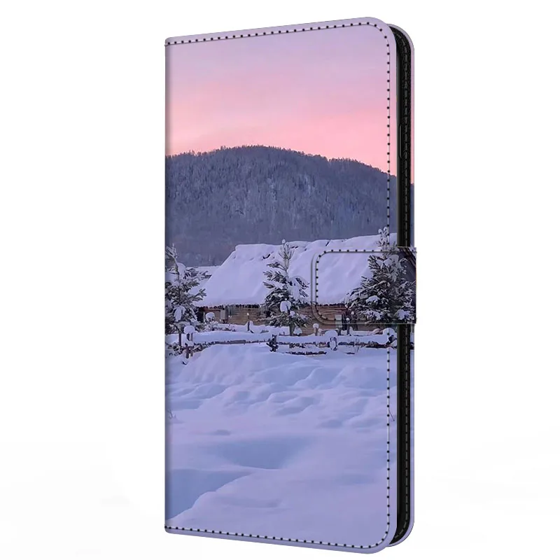 Magnetic Pink Leather Wallet Case - Book Style Flip Cover