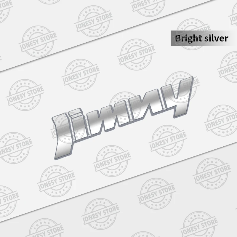 Car Emblem for Suzuki Jimny 2018-2023, Metal 3D Letters Badges Car Stickers Logo Stickers Tuning Car Styling Decals Car Accessories,Black