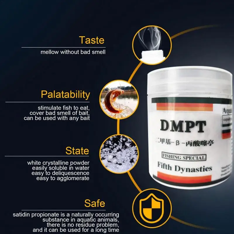 fish lure powder dmpt 30g Fishing Baits Additive Carp Attractive Food Smell 2022 – SHOP2INDIA GATEWAY Dmpt Feed Attractant for Fishing