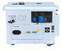 Groupe électrogène portable JC haute qualité 5KW 8KVA 10KW double carburant GPL essence biogaz 6-12KW 1