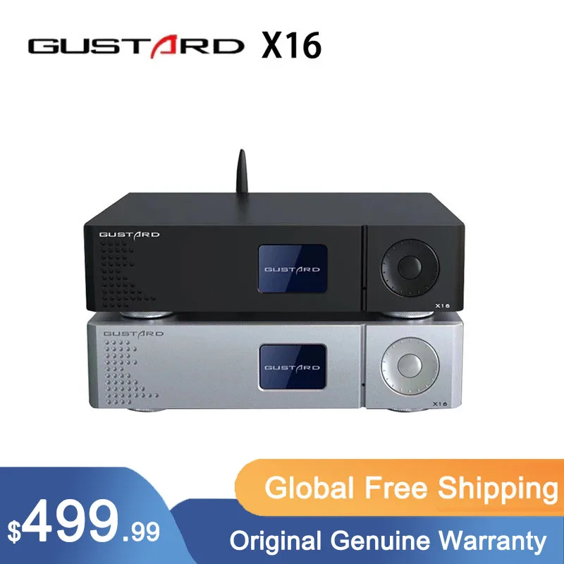 

GUSTARD DAC-X16 Dual ES9068 Balanced Decoder Bluetooth 5.0 MQA Full Decoding